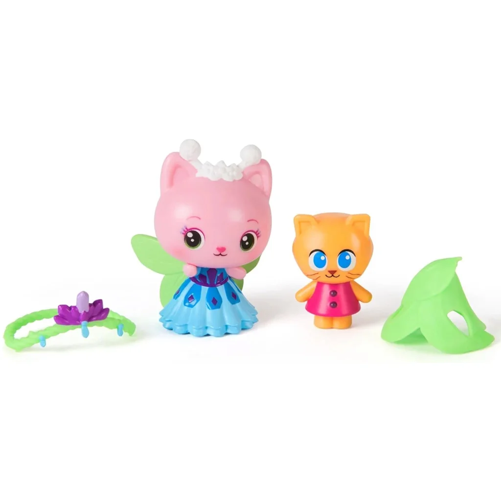 Gabi babaháza Mozi: Kristálykert 2 db-os figura csomag – Queen Kitty Fairy és Kitty Gnome – Spin Master kép 3