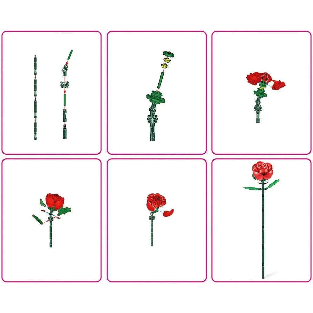 MAX rózsa építőjáték kép 2