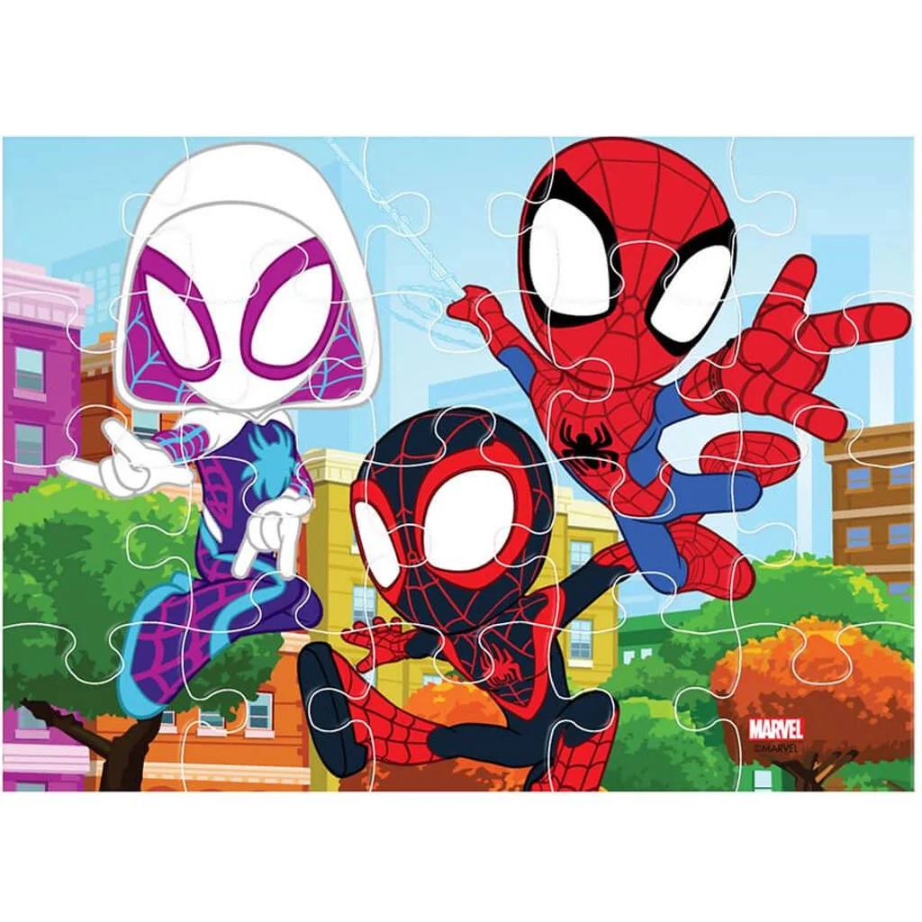 Luna: Spidey 4 az 1-ben 12-15-20-24 db-os puzzle kép 4