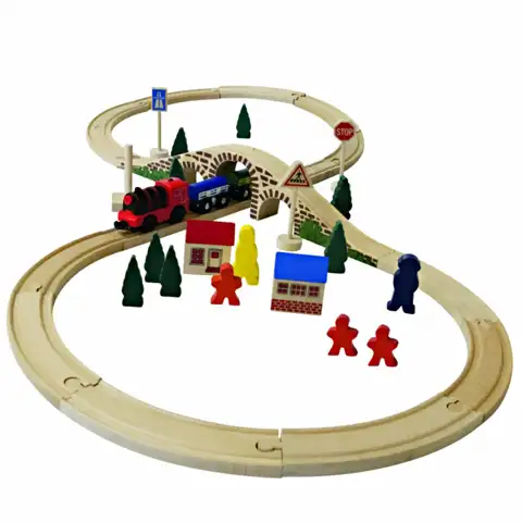 8-as fa vasútpálya szett kép 3