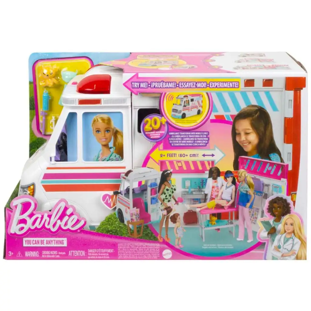 Barbie Care Clinic mentőautó - Mattel