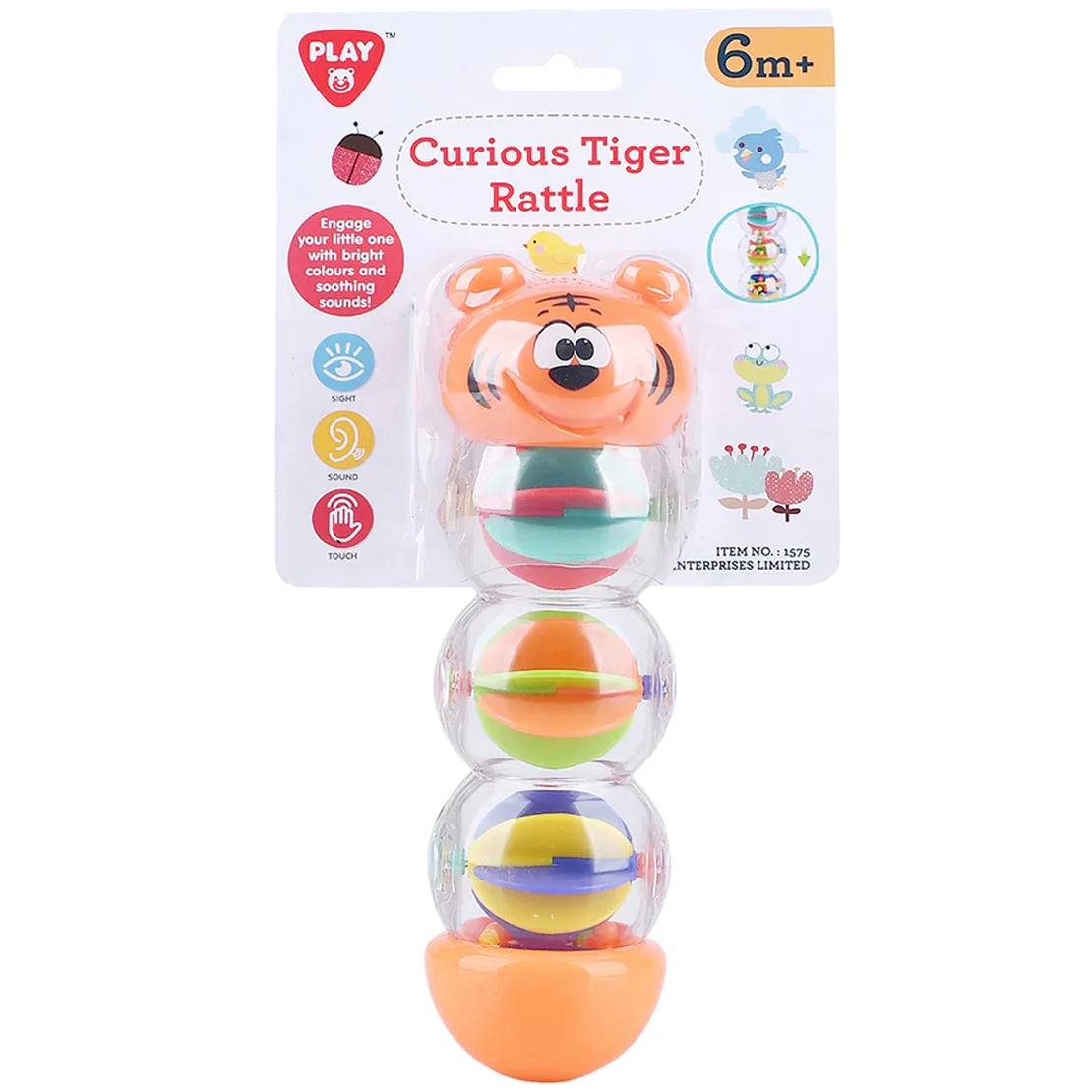 Playgo: Vidám kis tigris bébicsörgő