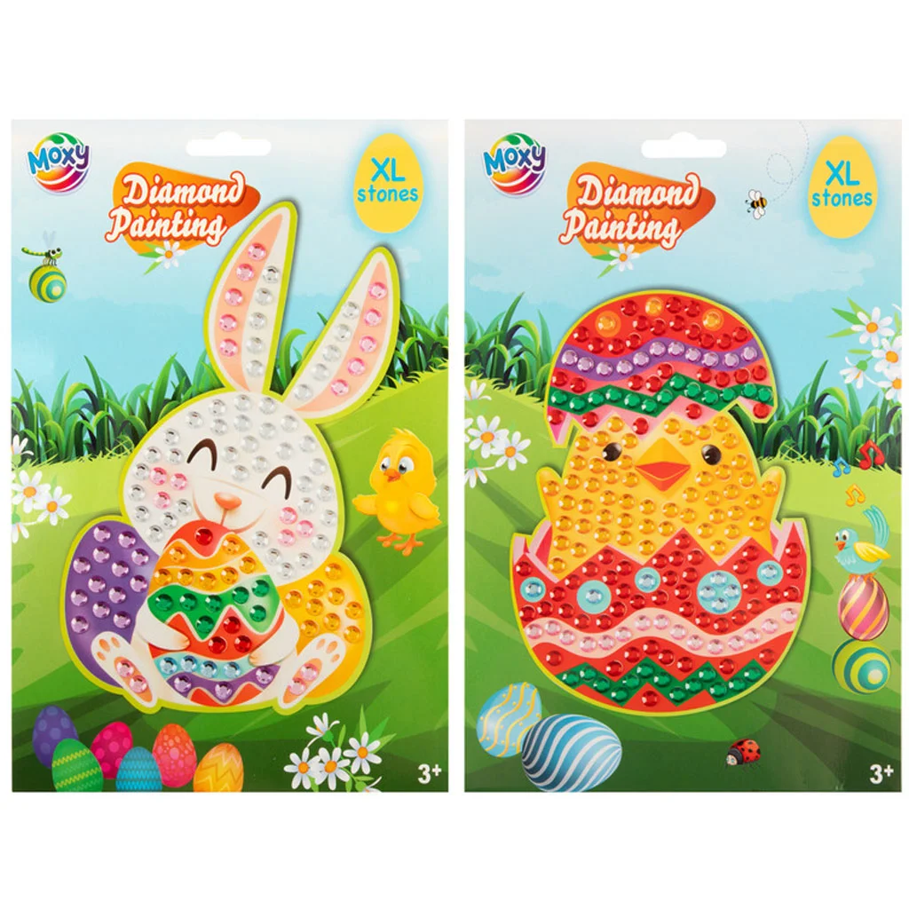 Húsvéti gyémántszemes kirakó kétféle változatban 1db