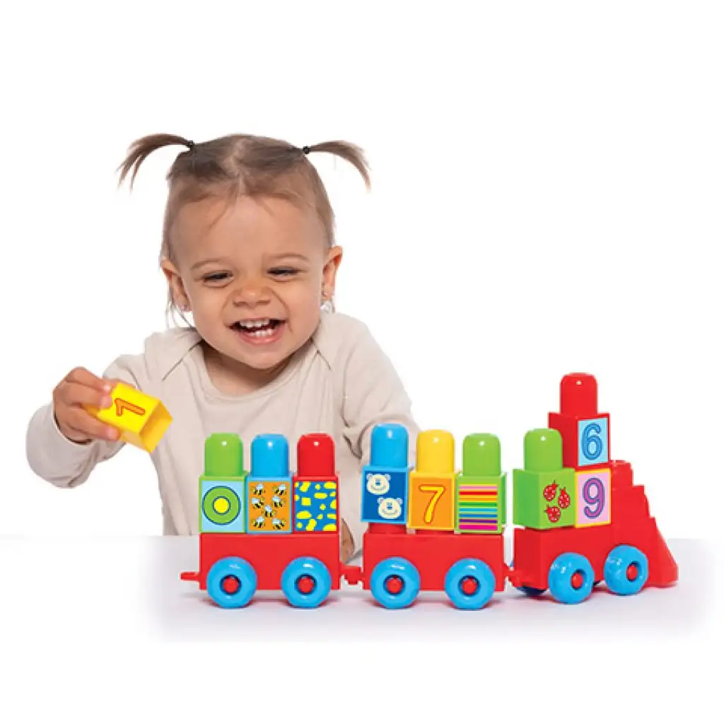 Számos vonat fejlesztő építőjáték kép 2