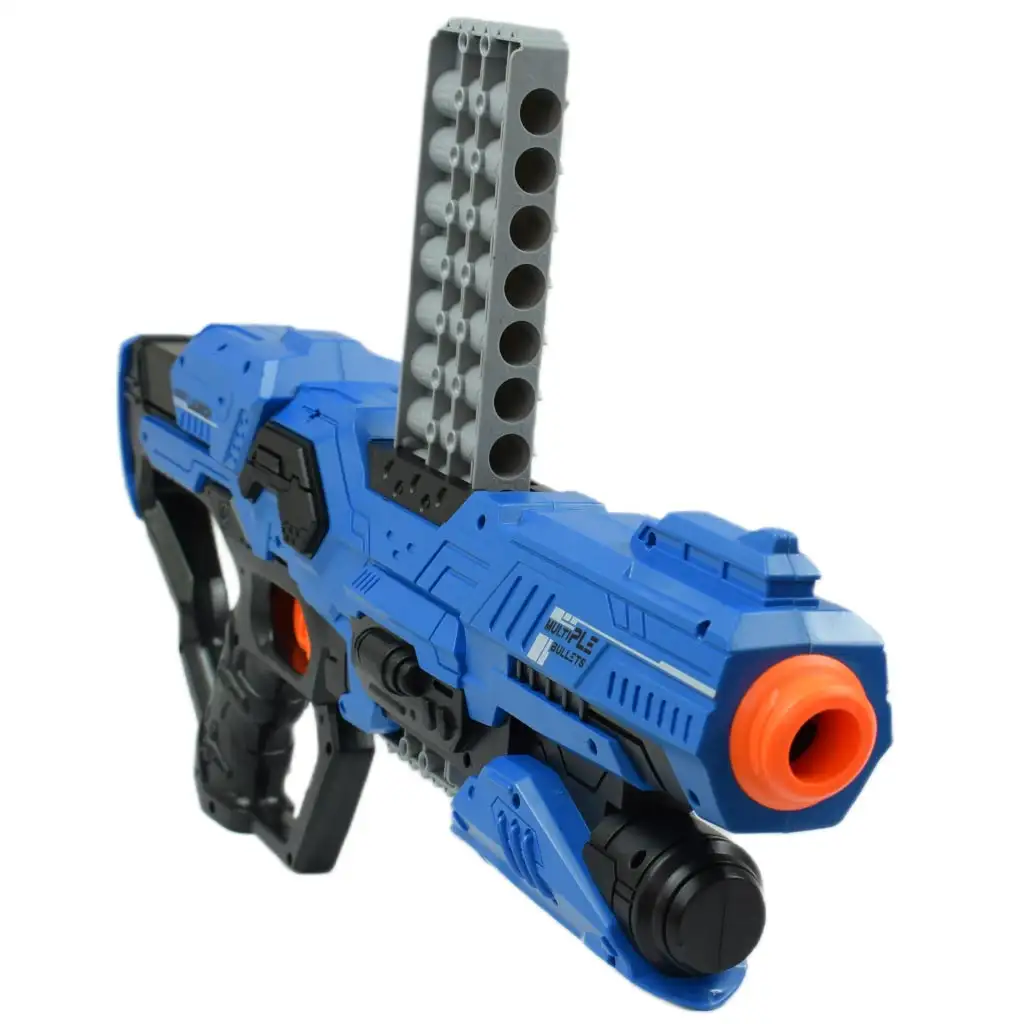 Frantic Launcher: Manuális szivacslövő fegyver céltáblával és töltényekkel 49cm kép 5