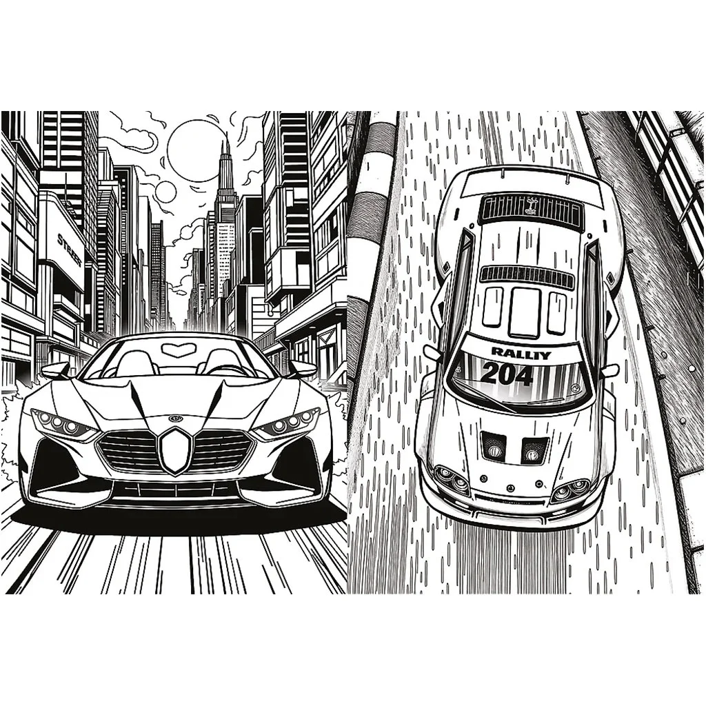 Száguldó járművek kifestőkönyv - Trefl kép 3