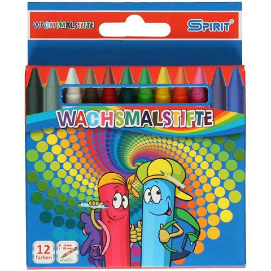 Spirit: Wax zsírkréta 12db-os szett