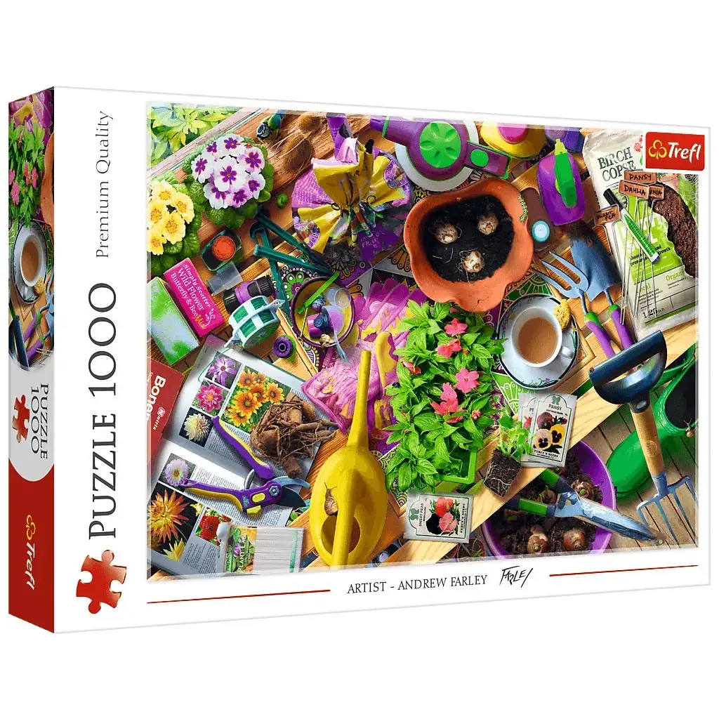 A kert rendbetétele 1000db-os puzzle - Trefl
