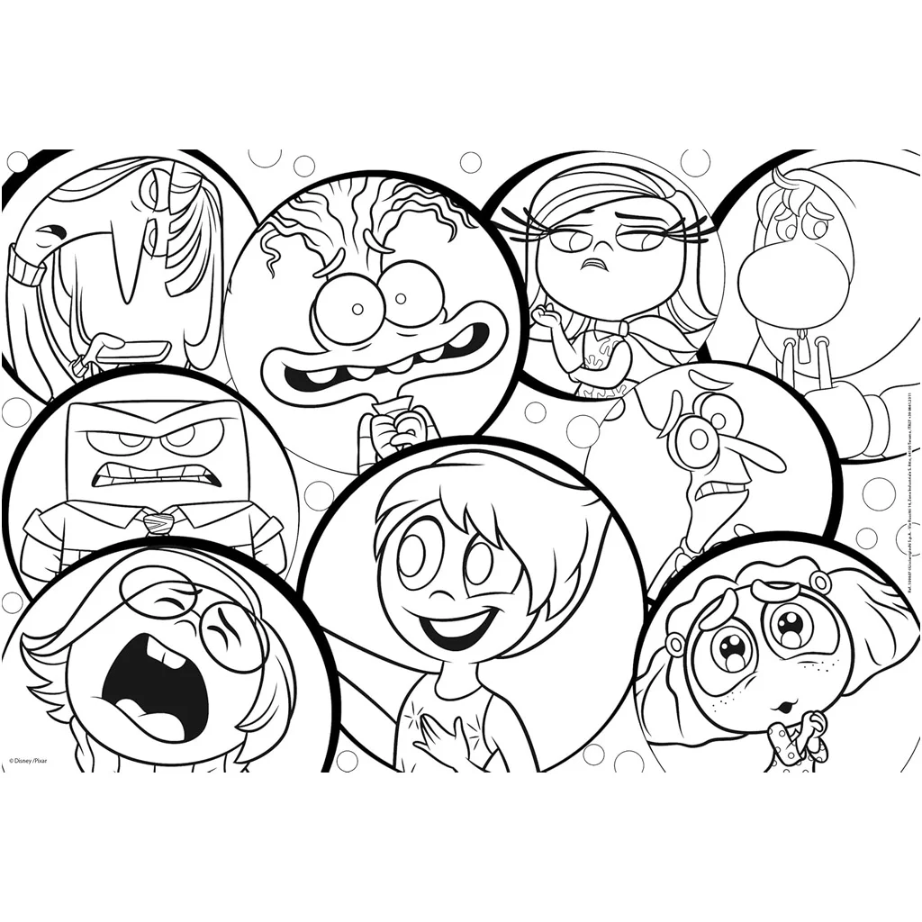 Agymanók 2 2 az 1-ben 250db-os puzzle és színező 50x35cm - Lisciani kép 3