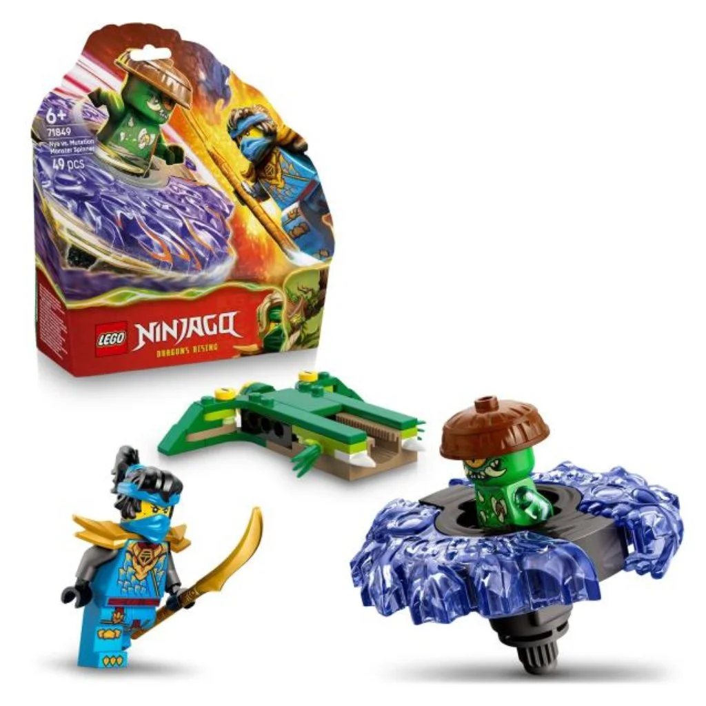 LEGO® Ninjago: Nya egy mutáns szörny pörgettyűje ellen (71849)