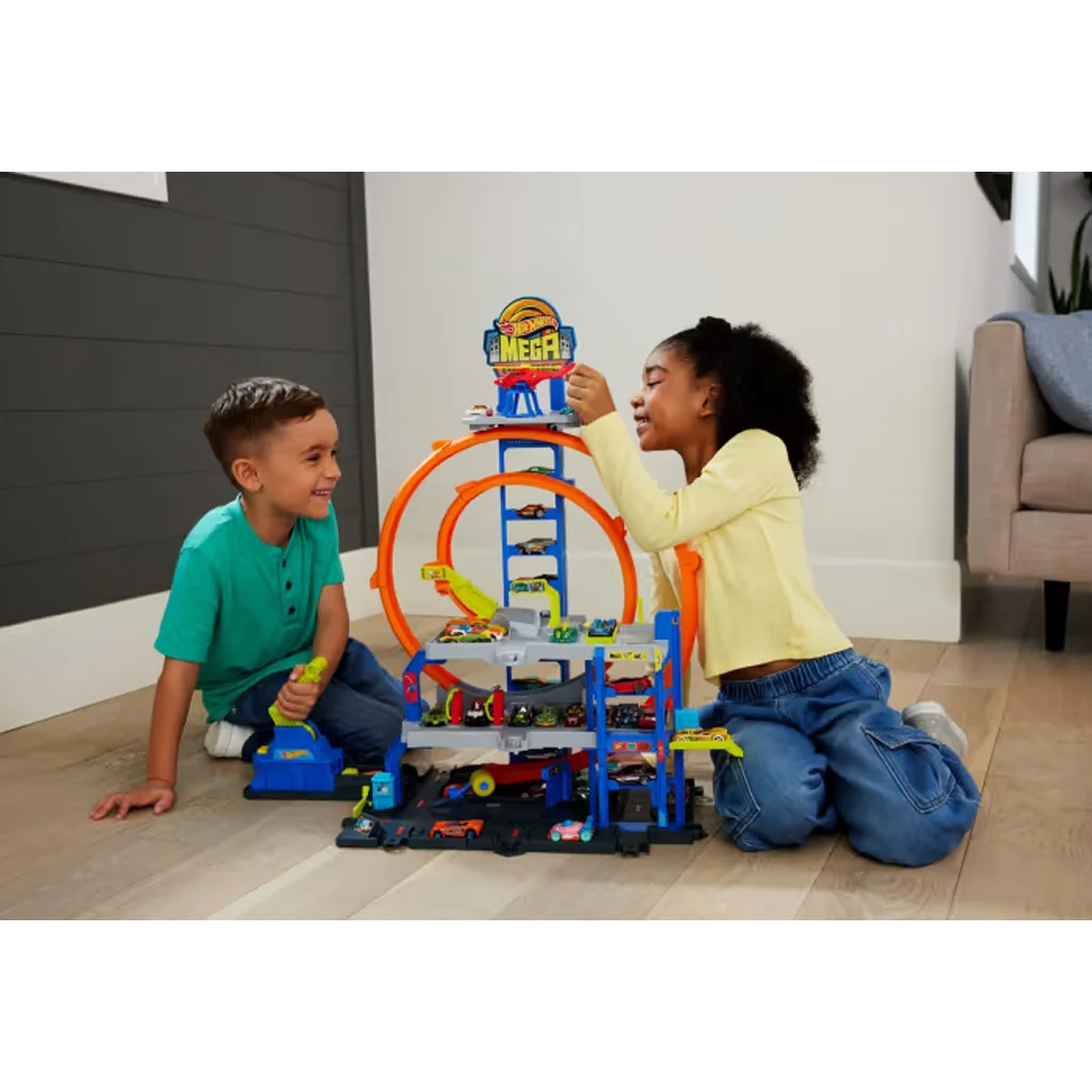 Hot Wheels City: Mega Garázs - Mattel kép 5