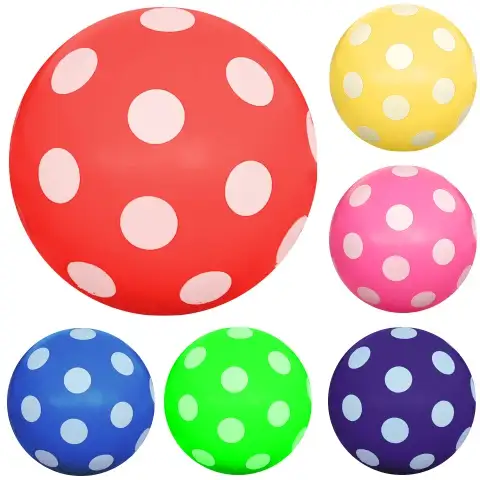 Pöttyös labda 14cm-es több változatban