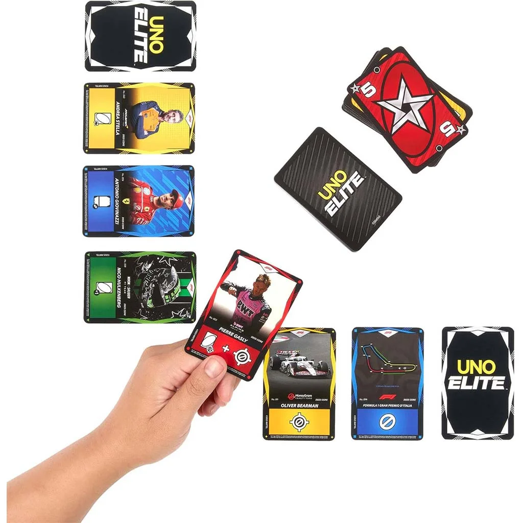 UNO Elite F1 kártyajáték - Mattel kép 4