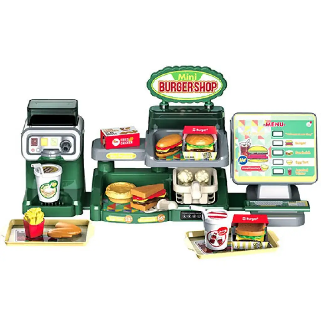 Gyorsétterem játékszett fénnyel és hanggal 35db-os kép 2