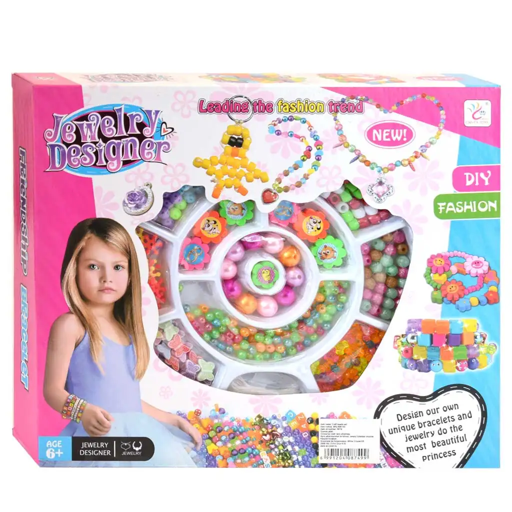 Jewelry Designer: DIY ékszer és kulcstartó készítő szett 200+ színes gyönggyel