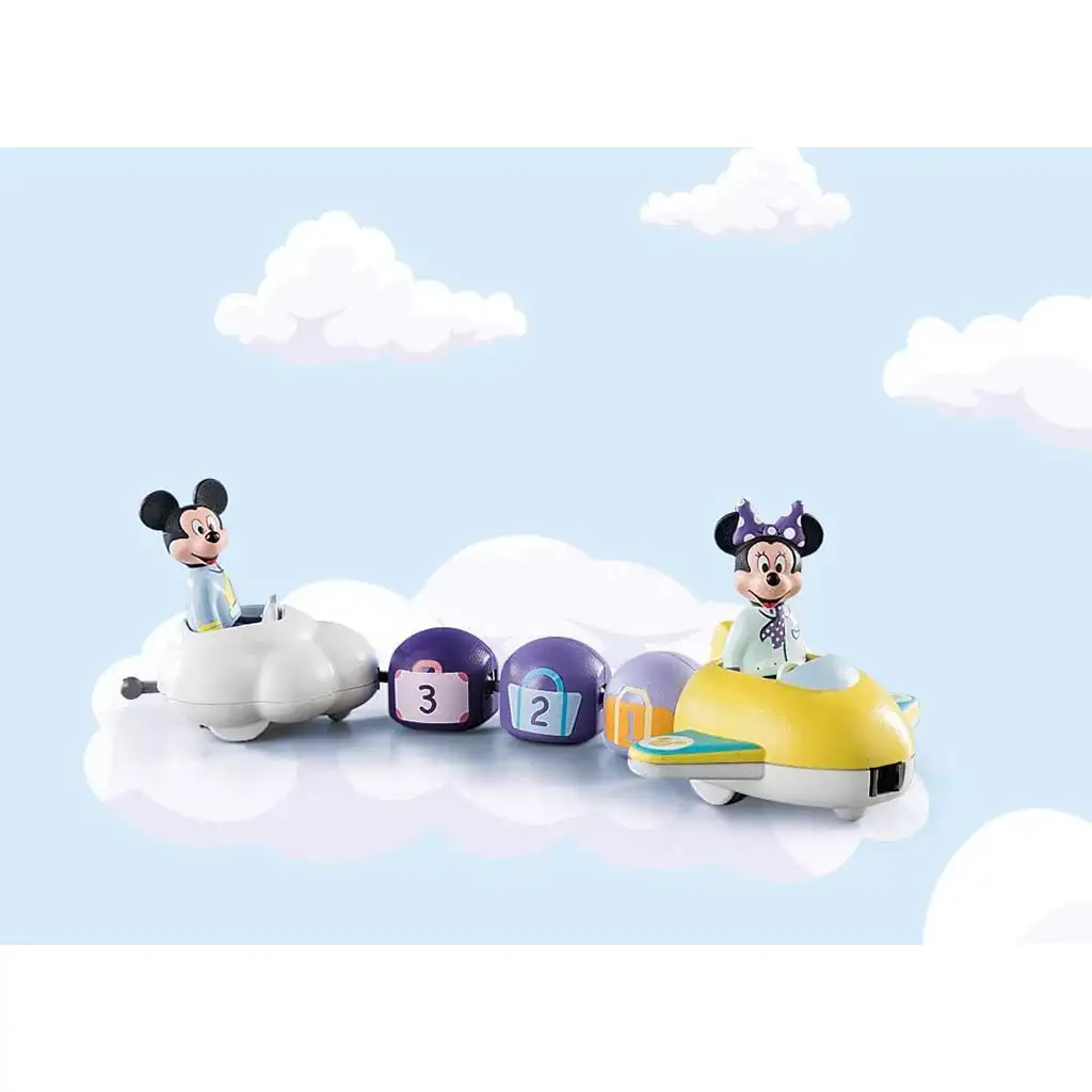 Playmobil 1.2.3 & Disney: Mickey és Minnie egér felhőrepülővel (71320) kép 3