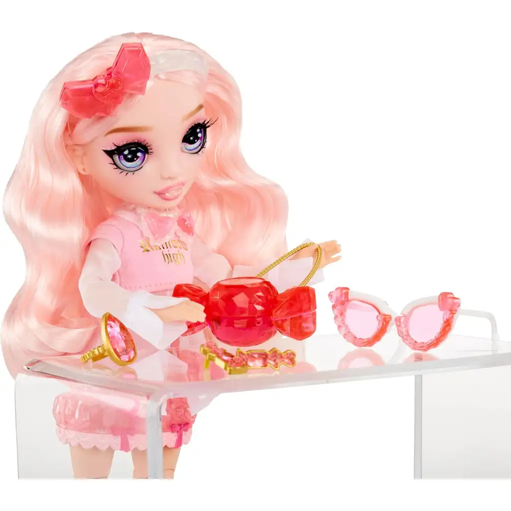 Rainbow Crystal Bella divatbaba csináld magad kiegészítőkkel kép 4