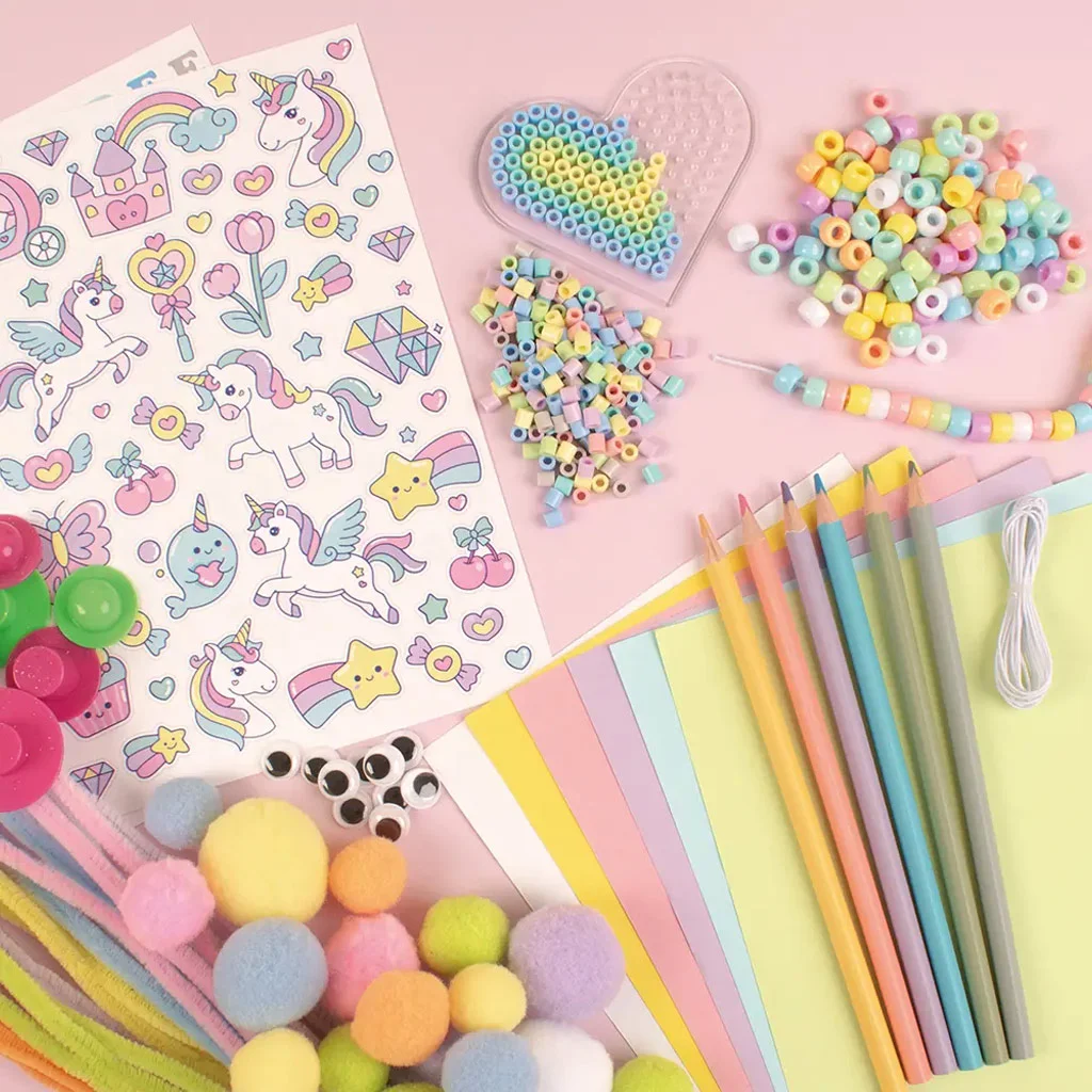 PlayBox: Pasztell színű kreatív kézműves szett kép 3