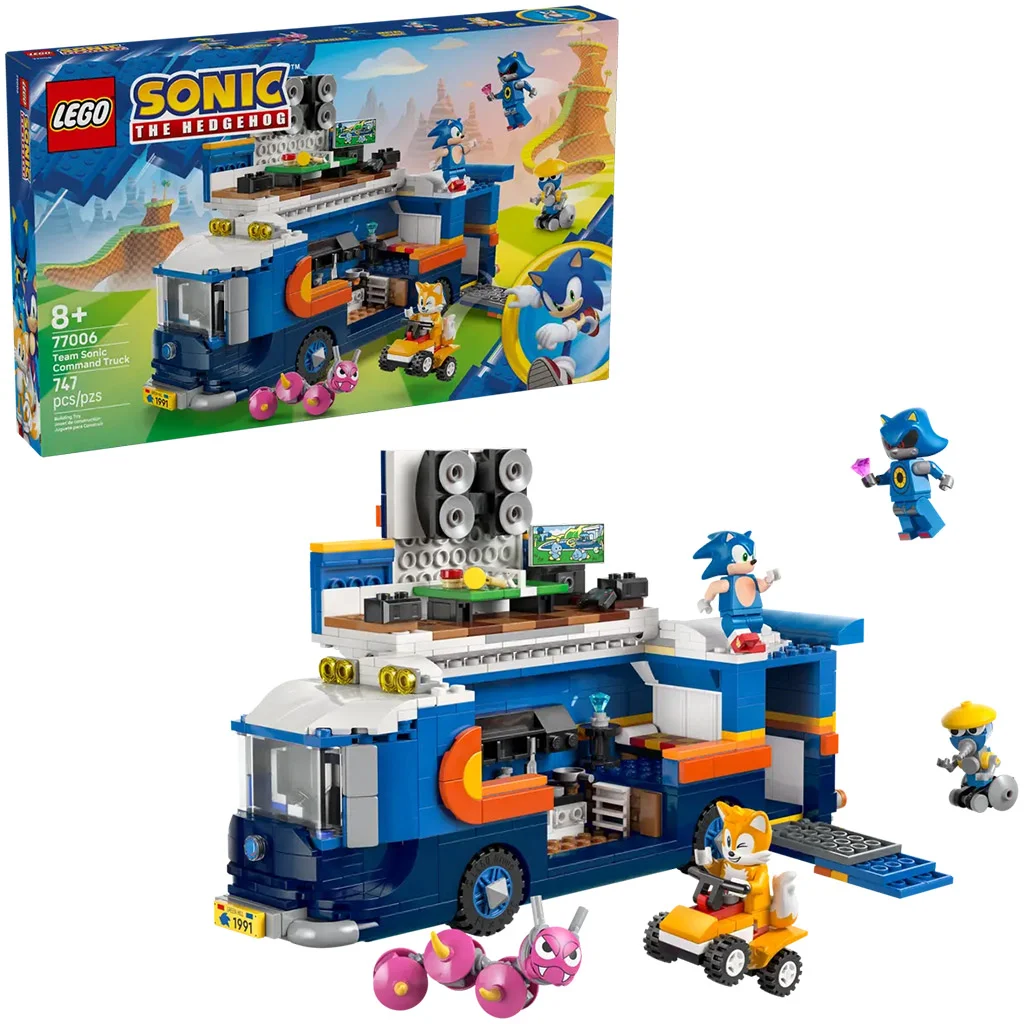 LEGO® Sonic the Hedgehog™: Sonic csapatának járműbázisa (77006)