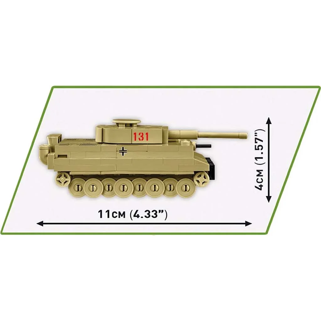 COBI: Tiger I 131 tank építőjáték (3095) kép 3