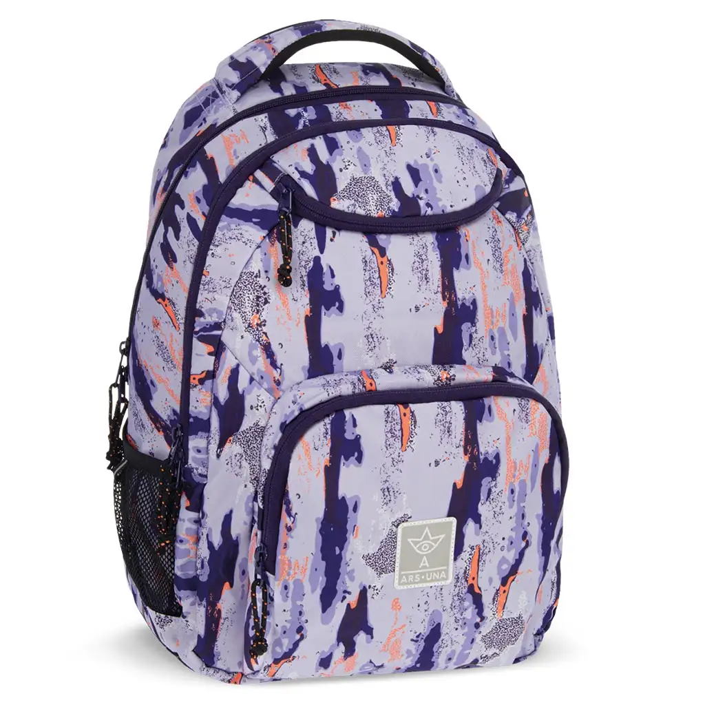 Ars Una: Camouflage AU-6 iskolatáska, hátizsák 34x45x26cm