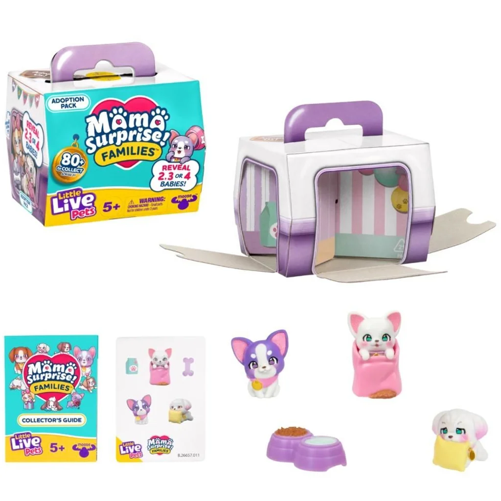 Little Live Pets: Mama Surprise - Örökbefogadás meglepetés szett kép 3