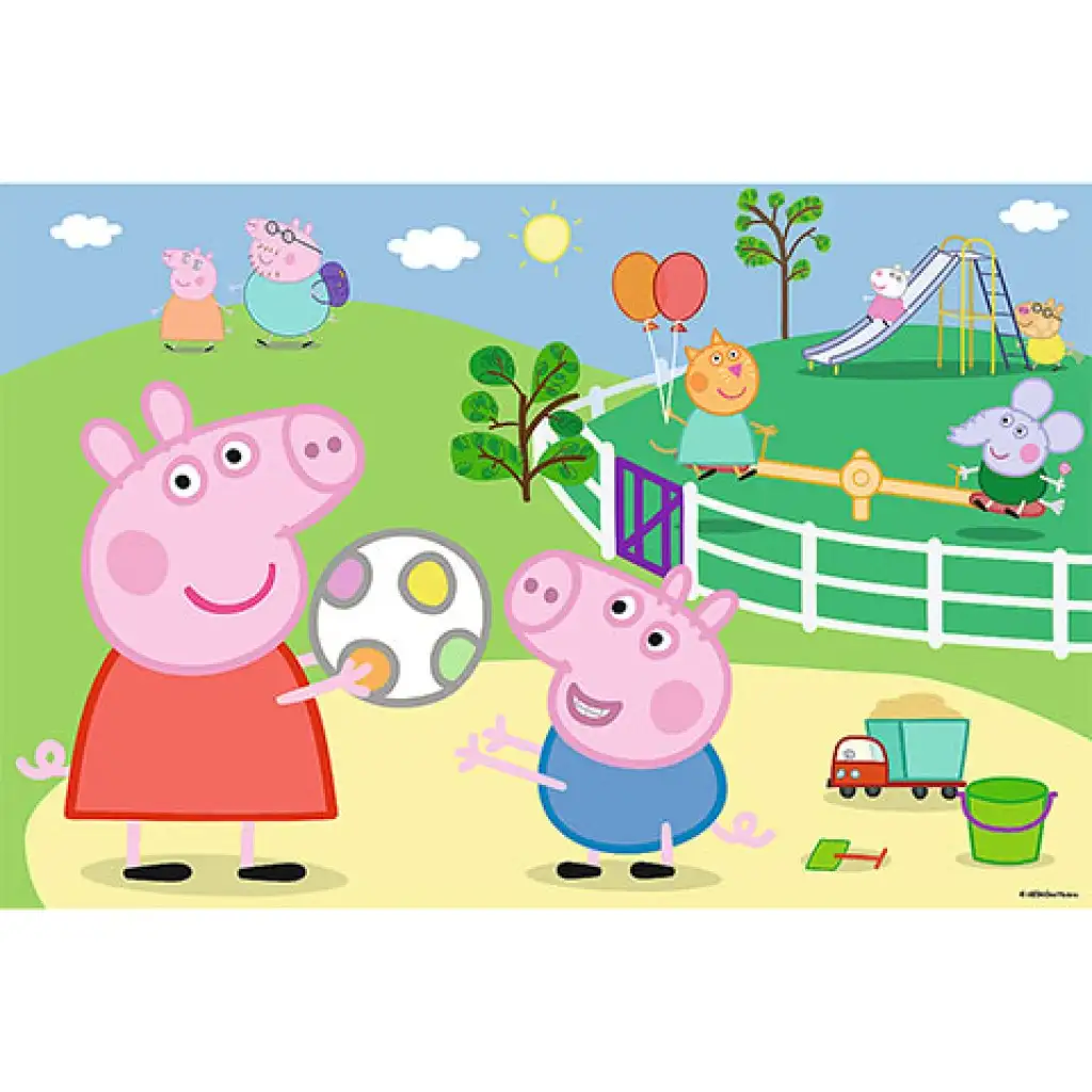 Peppa malac: Móka a barátokkal puzzle 60db-os - Trefl kép 2