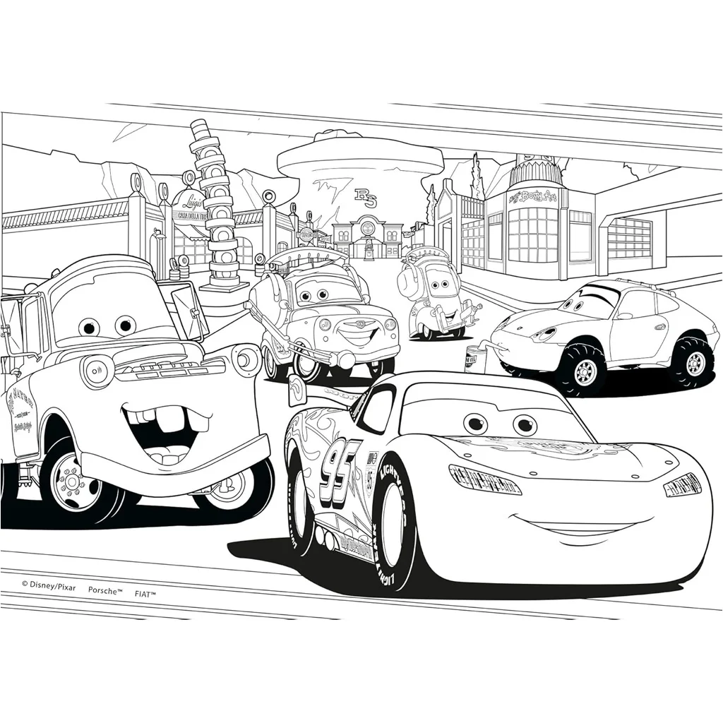 Verdák 2 az 1-ben 2x24db-os maxi puzzle és színező - Lisciani kép 5