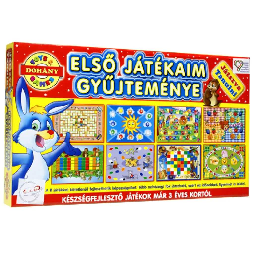 Első játékaim gyűjteménye készségfejlesztő társasjátékok - D-Toys