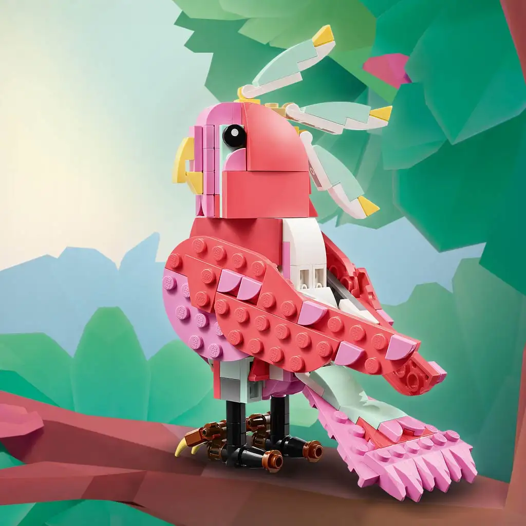 LEGO® Creator: Vadállatok: Rózsaszín flamingó (31170) kép 4