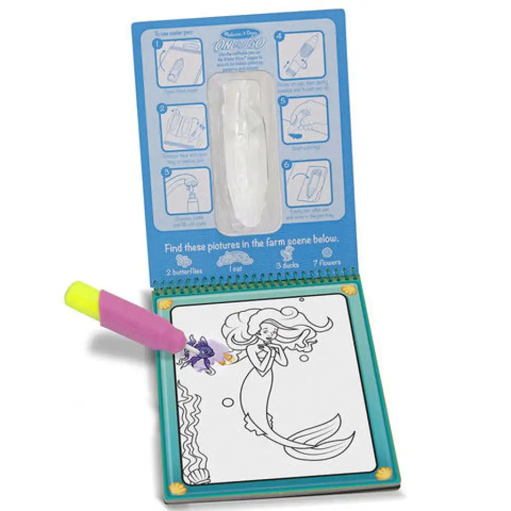 Tündérek rajzolás vízzel kreatív játék - Melissa & Doug kép 2