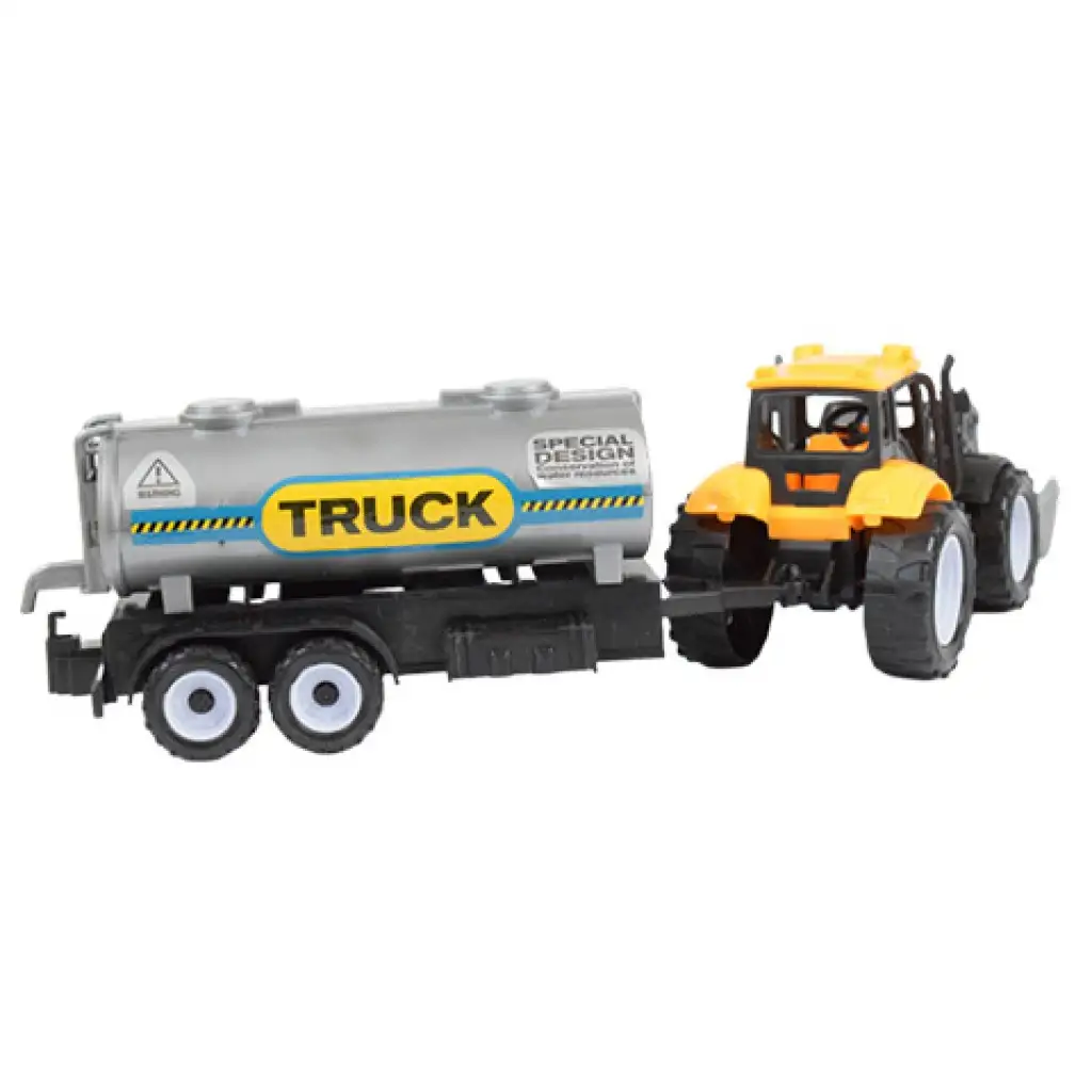 Engineering Truck: Tanker és utánfutós traktor szett 28cm kép 3