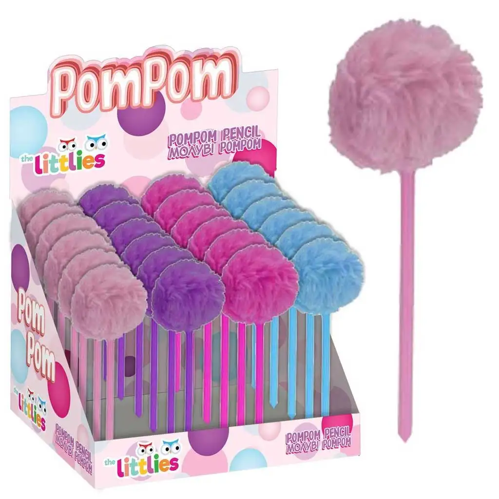 Luna: Pom-Pom grafit ceruza négyféle színben 1db