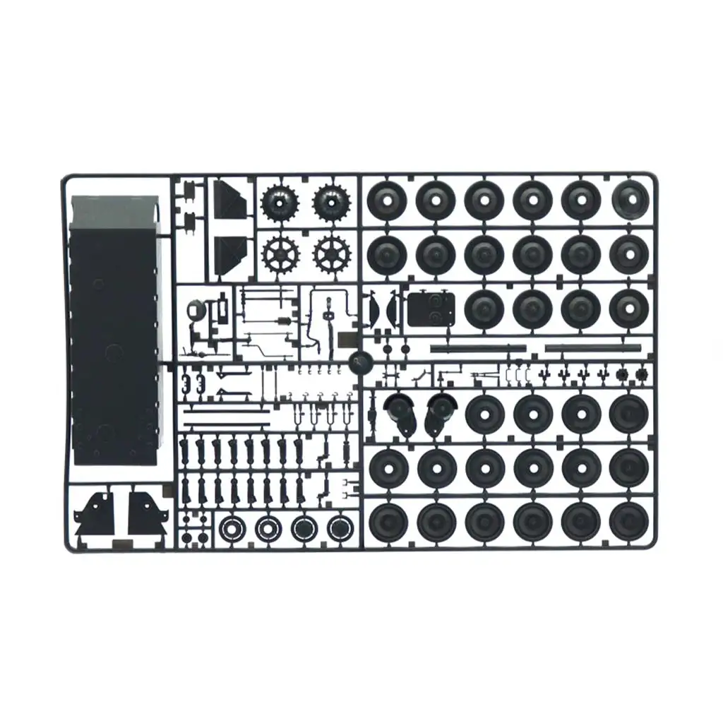 Italeri 1/35 Sd.Kfz.173 Jagdpanther tank legénységgel téli egyenruhában makett kép 5