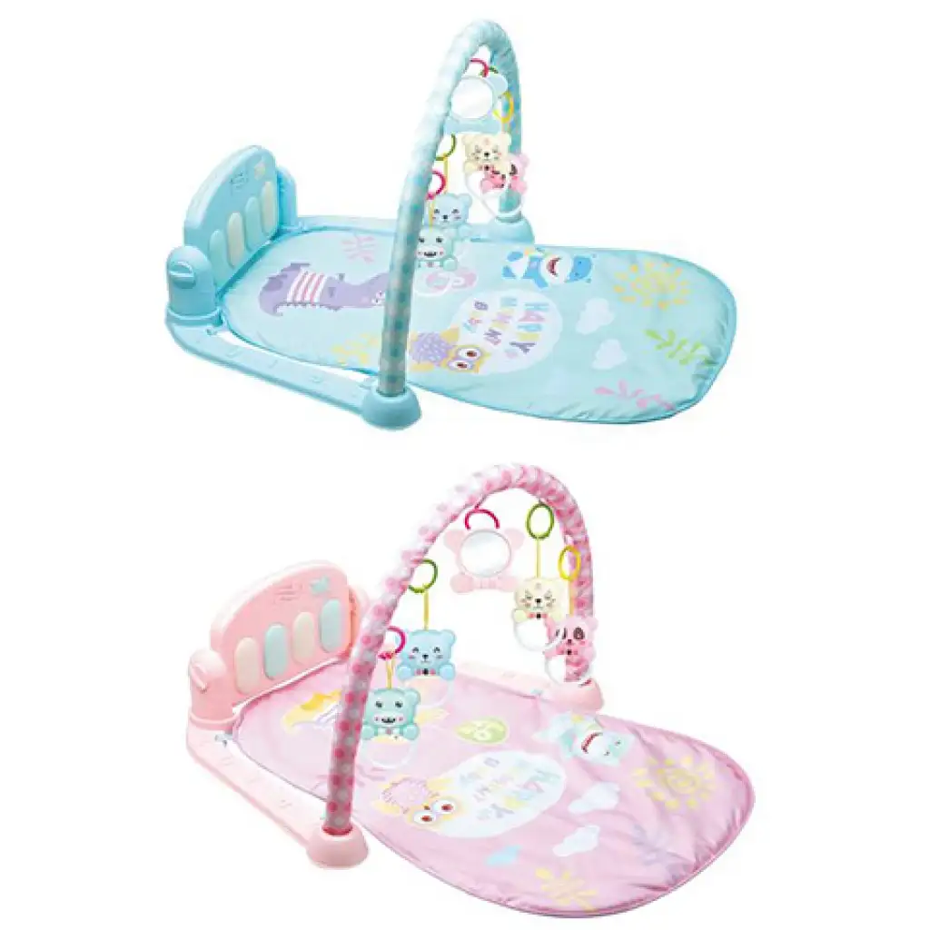 Baby fitness játszószőnyeg rugdosható zongorával hangeffektekkel kétféle változatban kép 2