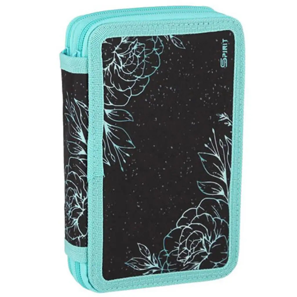 Spirit: Flowers két emeletes töltött tolltartó 28db-os