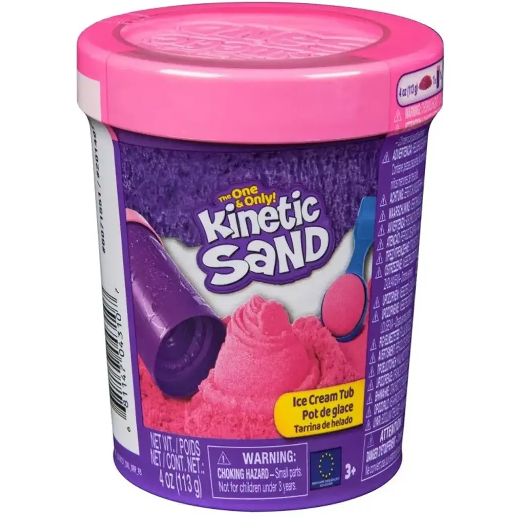 Kinetic Sand: Fagyis doboz rózsaszín homokgyurmával - Spin Master