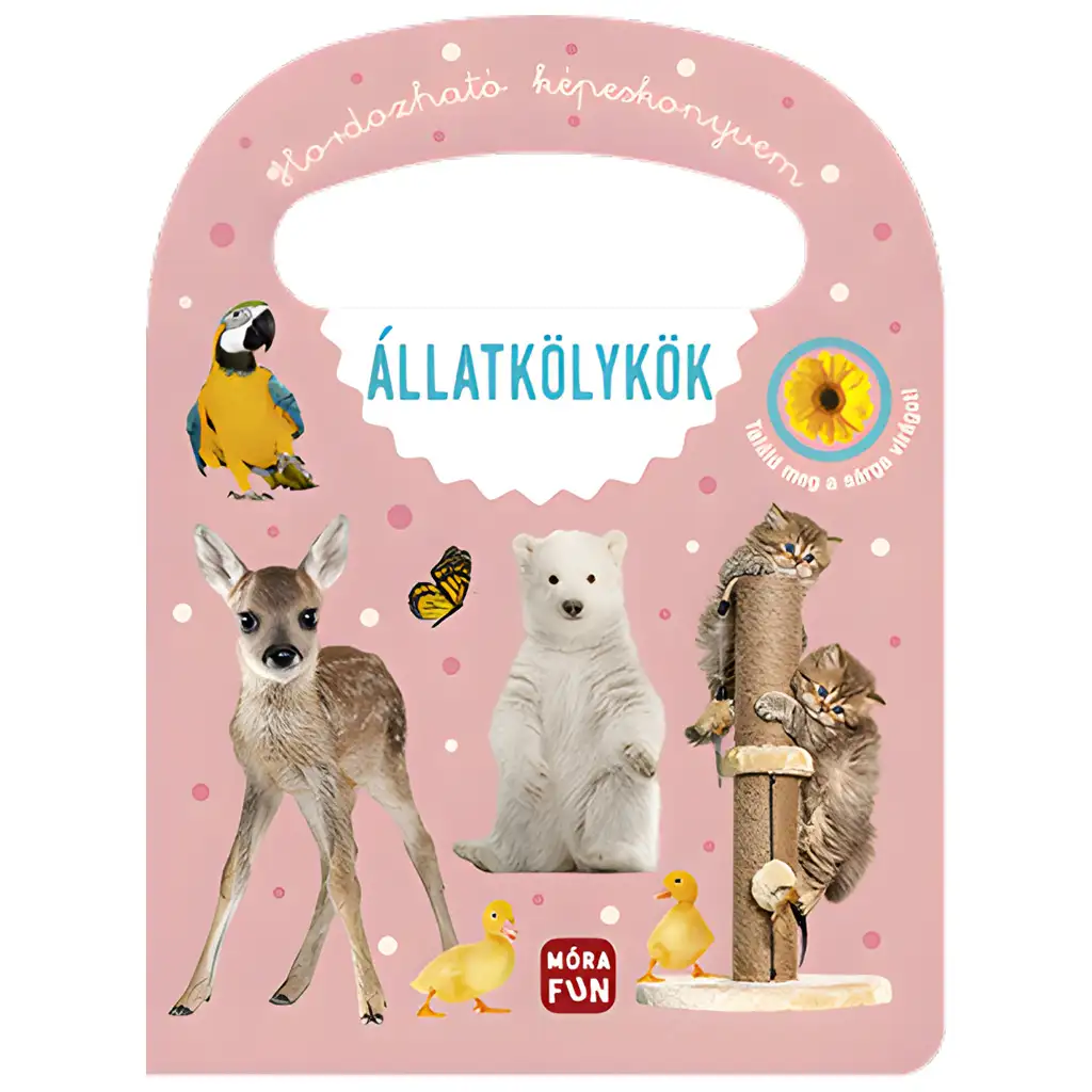 Móra: Hordozható képeskönyvem - Állatkölykök foglalkoztató könyv