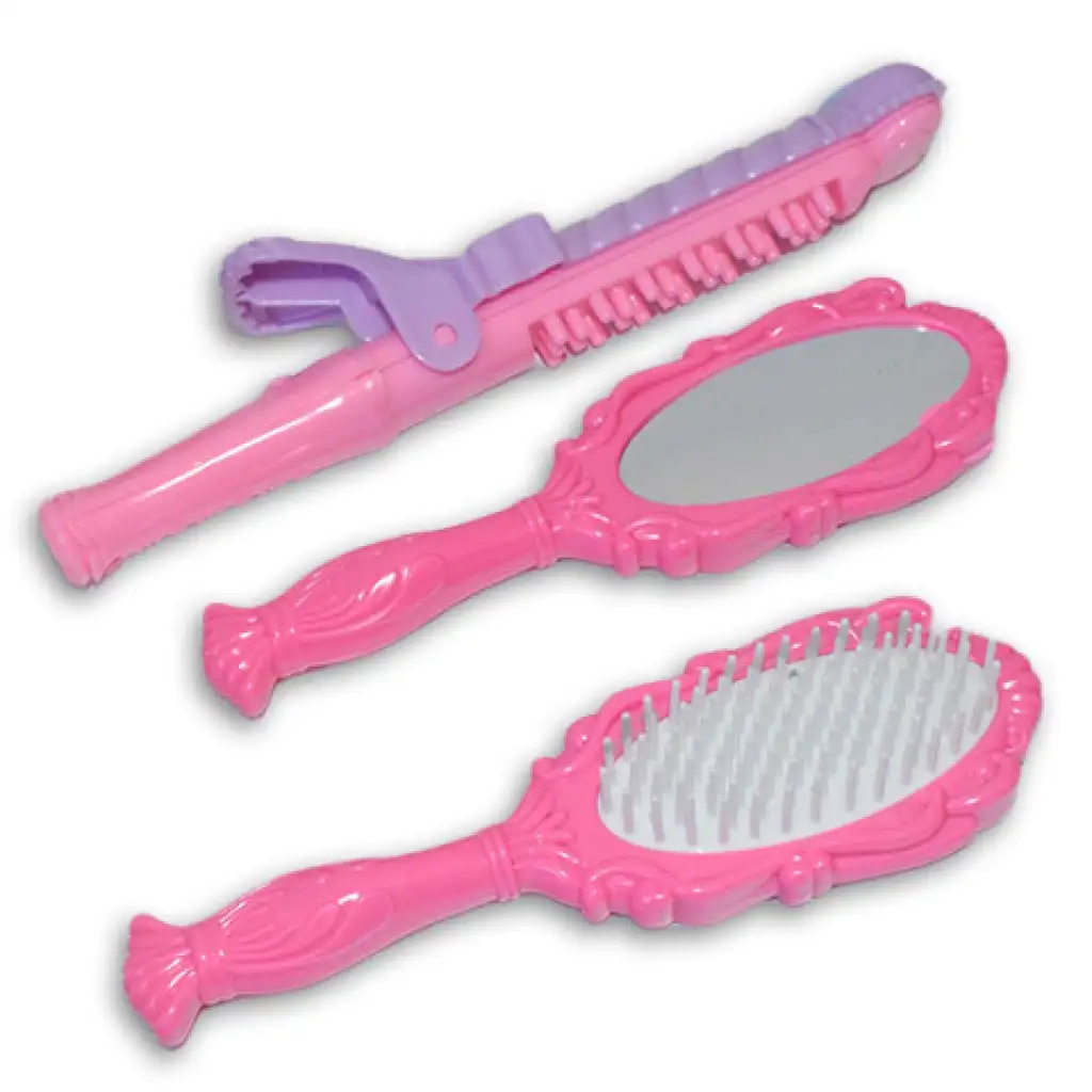 Vouge Girl - Rózsaszín 9 részes szépség szett játék sminkpalettákkal, hajszárítóval és kiegészítőkkel kép 4