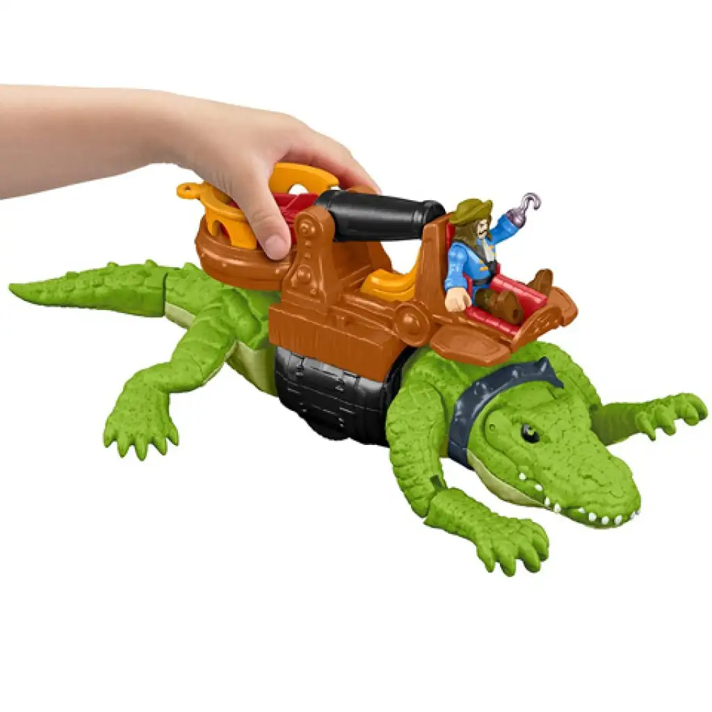 Fisher-Price: Imaginext krokodil és Hook kapitány játékszett - Mattel kép 4