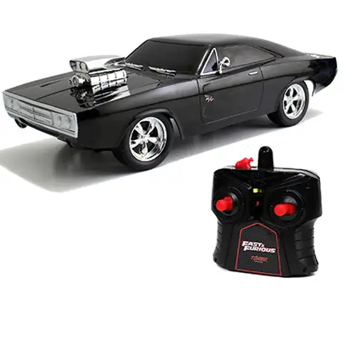 Halálos iramban: RC Dom's Dodge Charger R/T távirányítós autó 1/24 - Simba Toys kép 2