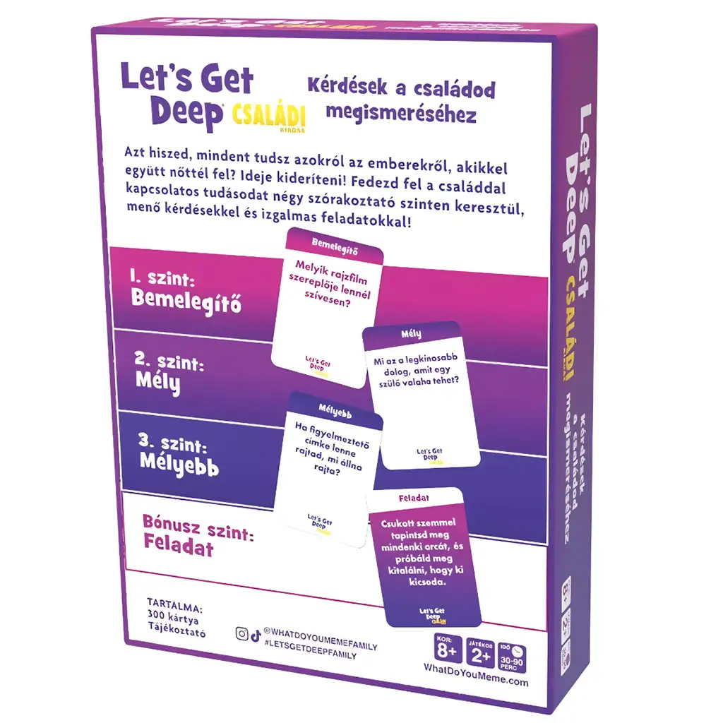 Let's Get Deep társasjáték - Családi kiadás kép 2