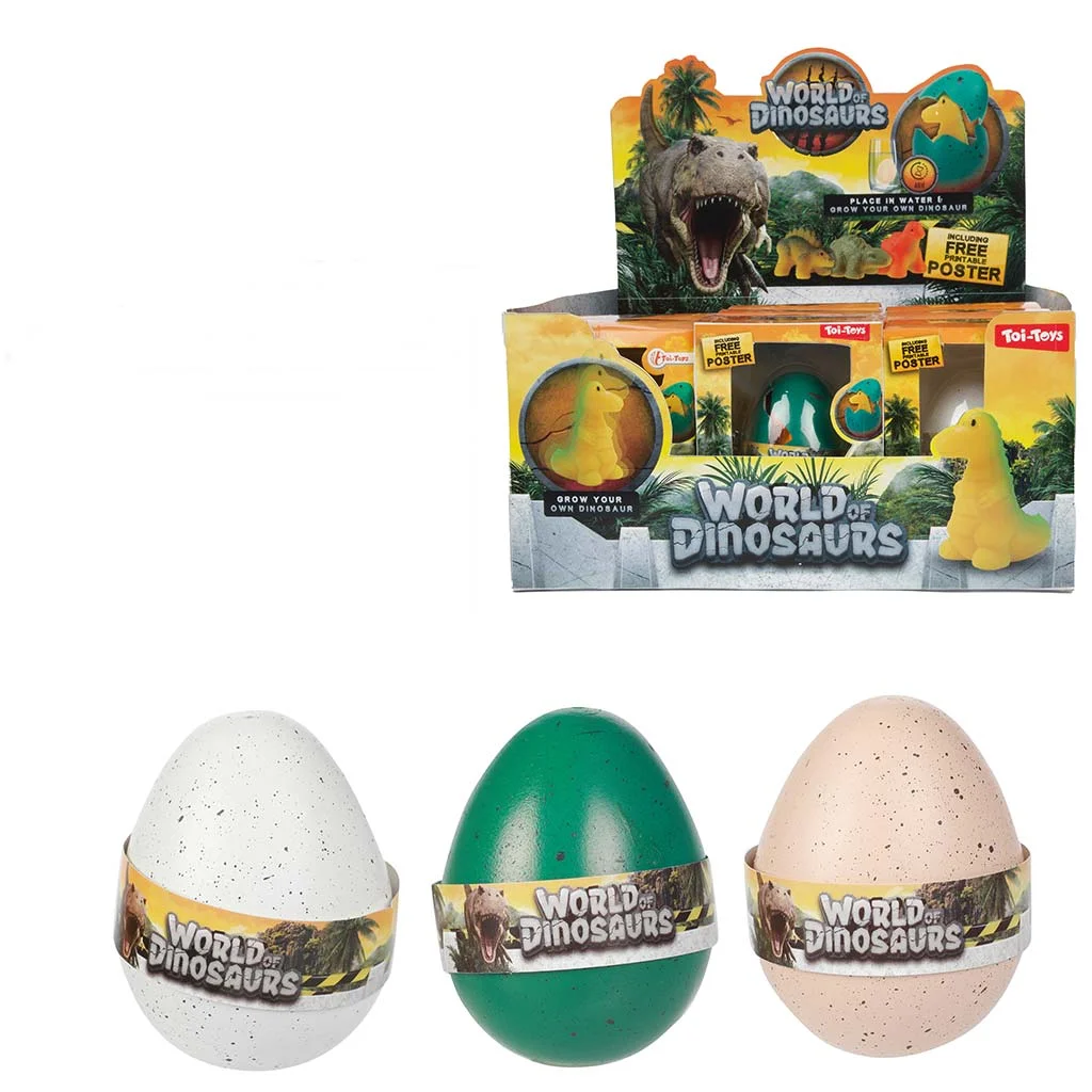 World of Dinosaurs Növekvő dinoszaurusz figura tojásban