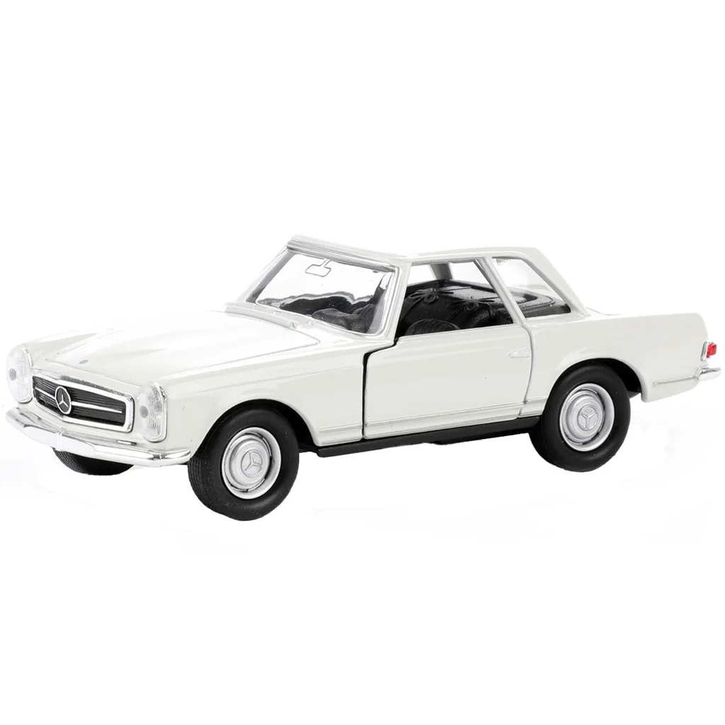 Welly: Mercedes-Benz 1963 230SL fém kisautó modell többféle változatban 11cm kép 2