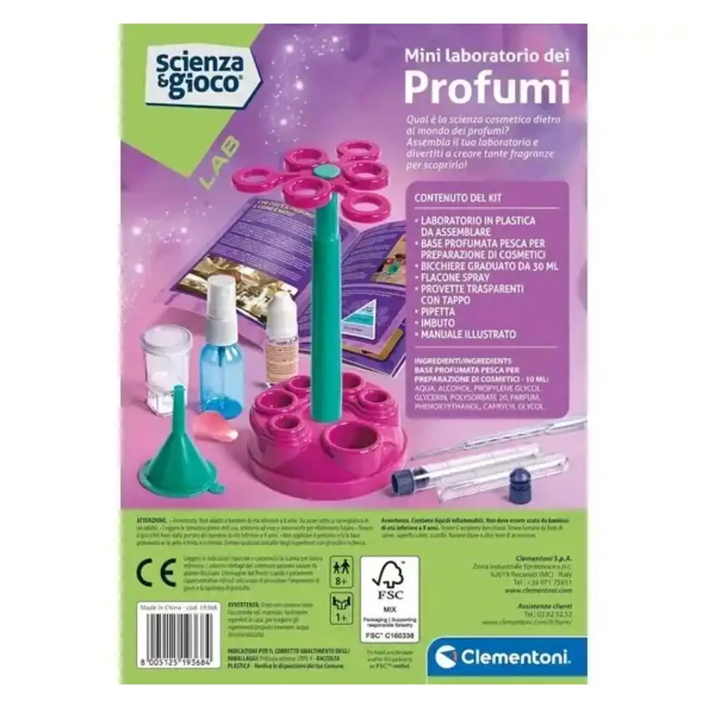 Science & Play: Kis parfümkészítő készlet - Clementoni kép 4