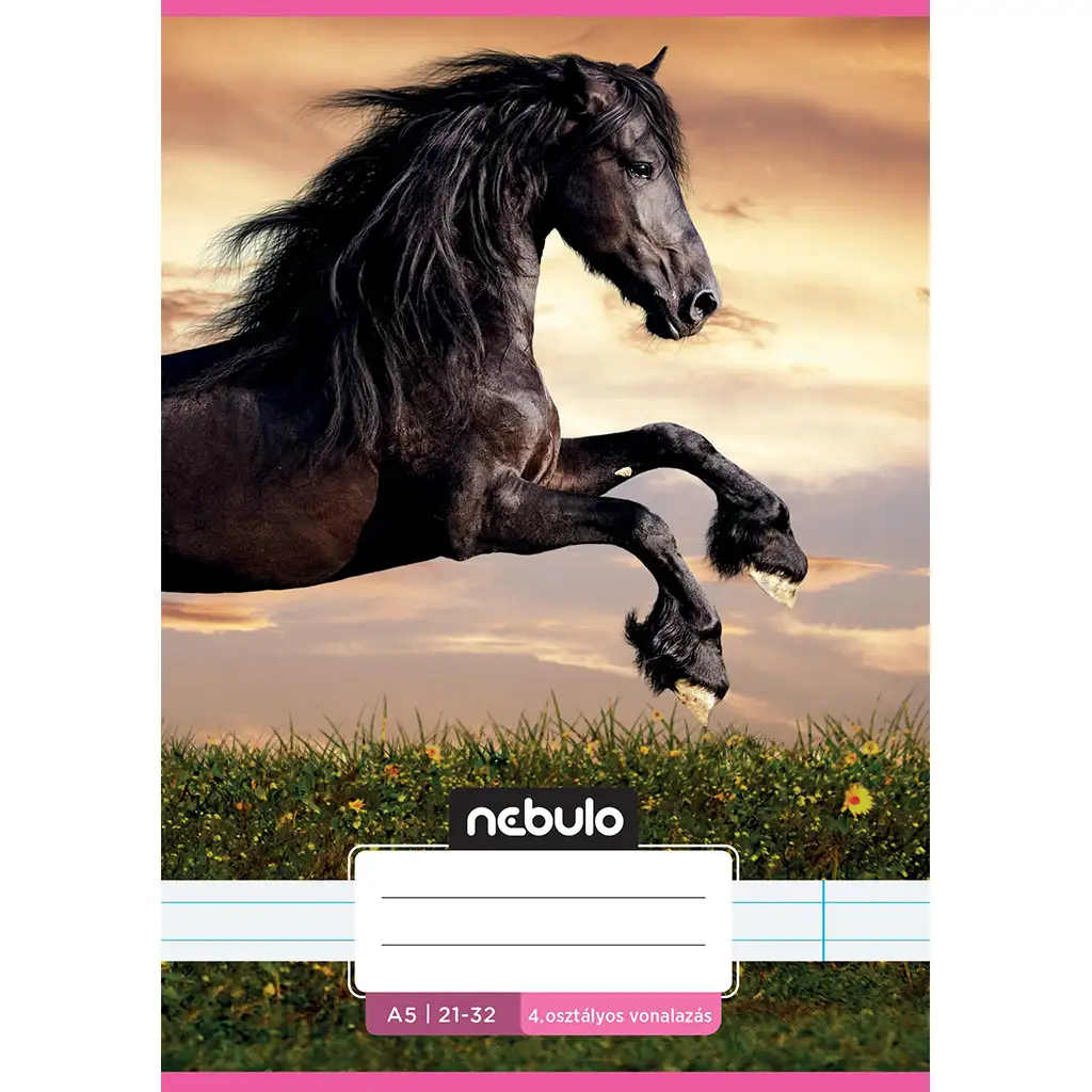 Nebulo: Lovacska a naplementében 4.osztályos vonalas füzet A/5 21-32