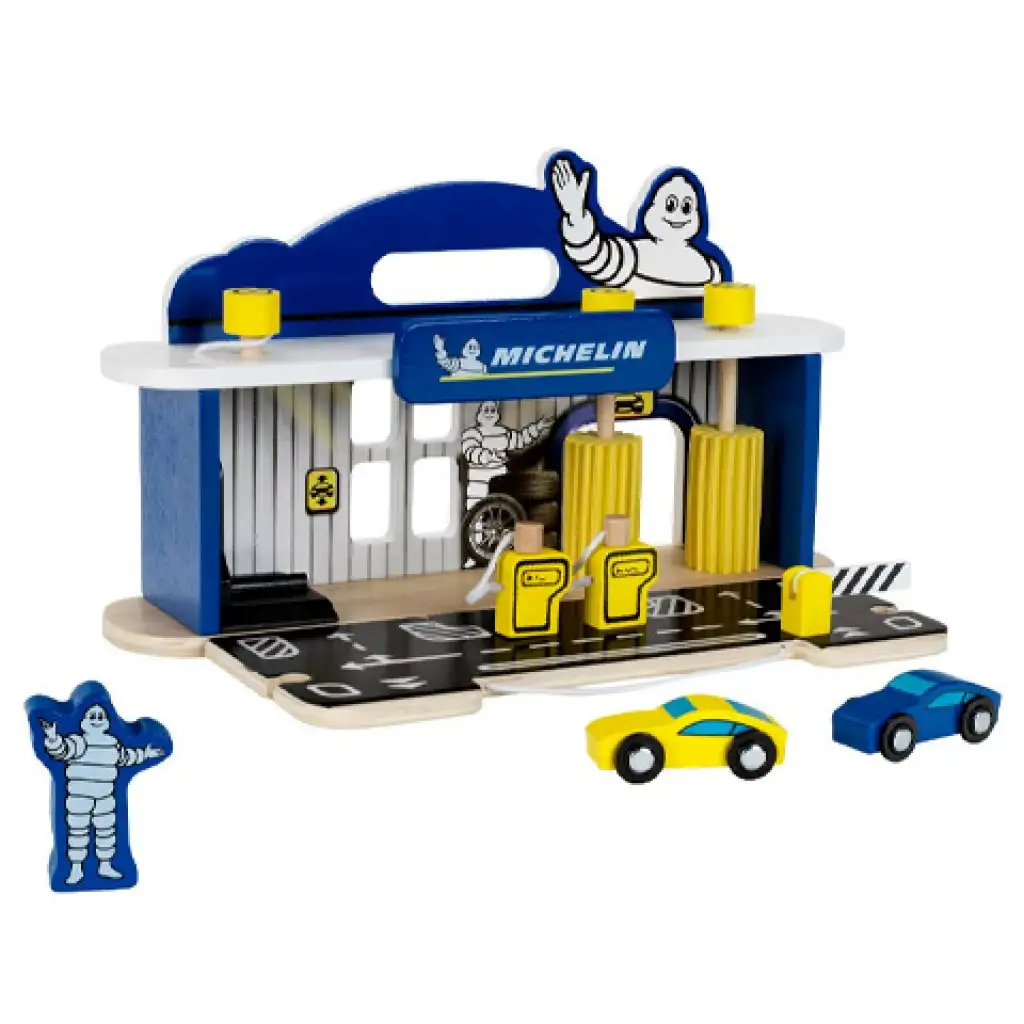 Michelin szerviz szett fából kiegészítőkkel kép 2