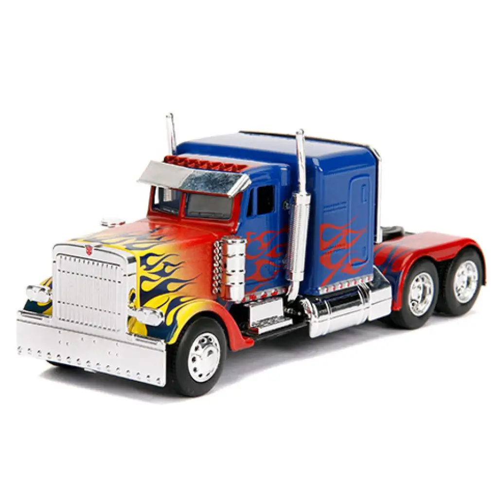 Transformers: Optimus Fővezér T1 fém autó 1/32 - Simba Toys kép 2