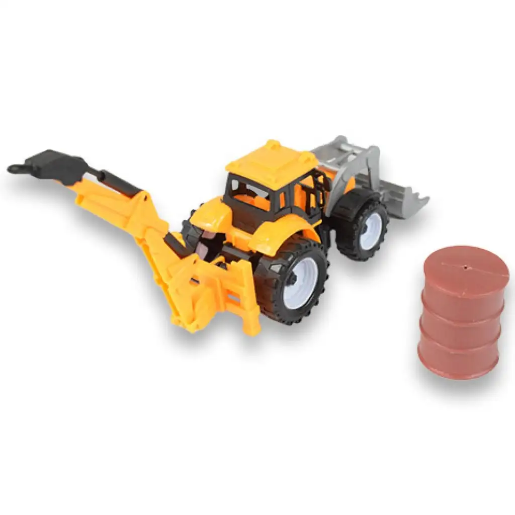 Engineering Truck: 2 részes munkagép szett traktorokkal, utánfutóval és vésővel kép 3