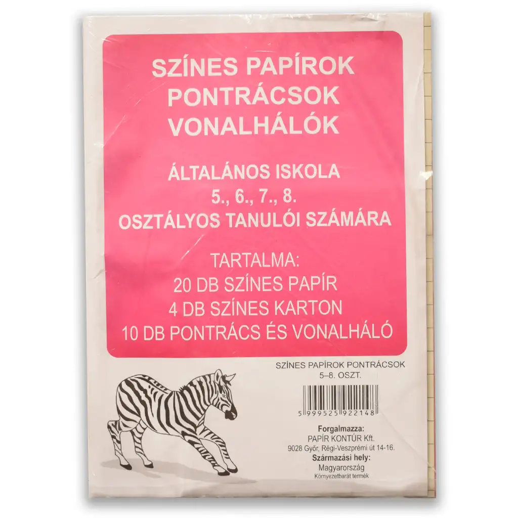 Színes papírok, pontrácsok és vonalhálók 5-8.osztály